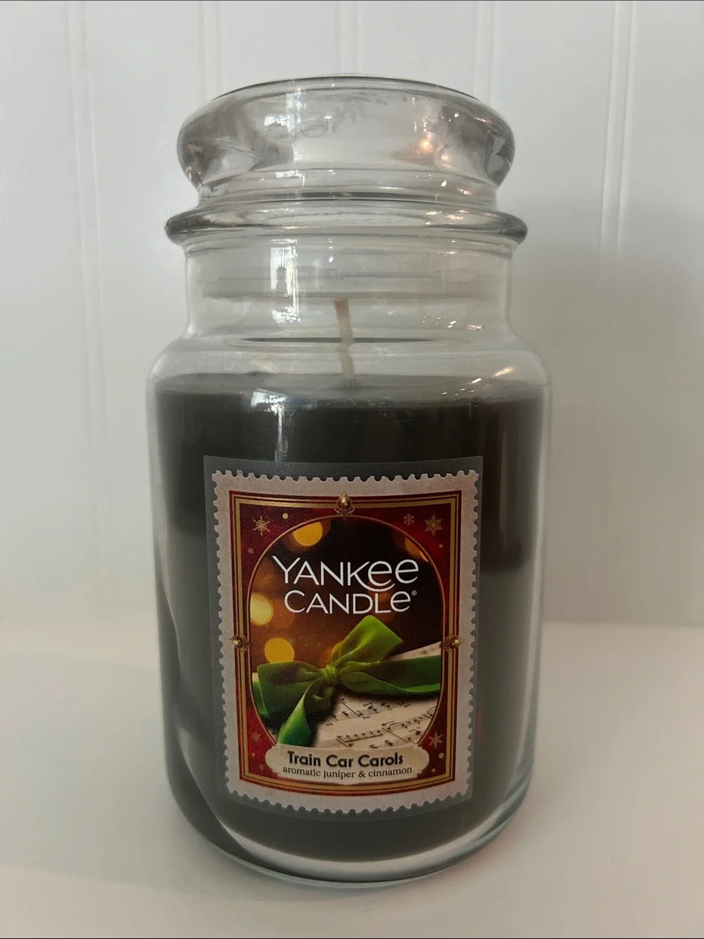 Yankee Candle Train Car Carols Jar Candle - Dark Gray Wax